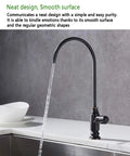 Oil Rubbed Bronze Water Drinking Faucet For Filtration Systems, sleek brass body on kitchen countertop