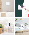 Top Shelf No Sweat Drywall Access Panel For Quick Bathroom Service And Utility Maintenance Covers Plumbing Electrical And Alarm Lines Rock Solid Recessed Design Fits Standard Four By Four Inches shown in various home settings.