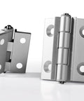 SAIYEN torque position control hinges, aluminum alloy, 1.85-inch, 2-pack, silver finish