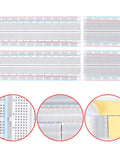 Ultimate Breadboard Kit For Makers 6 Piece Solderless Breadboard Set with 2 Large 830 Point Boards and 4 Small 400 Point Boards