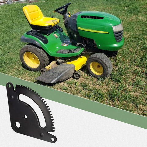 Steering Sector Gear 25 Tooth Pinion Gear Repair Kit For John Deere L Series Lawn Tractors shown with lawn tractor