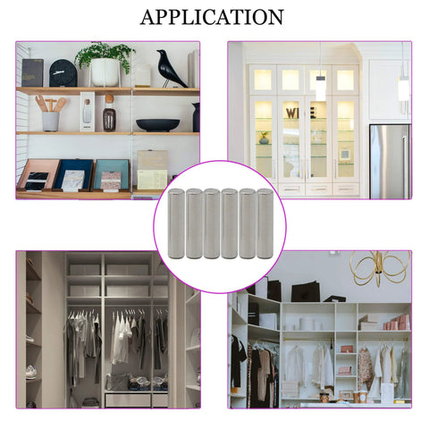 225-piece stainless steel shelf dowel pin set (M2/M3/M4) for closet and cabinet shelving applications