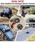 Beefed Up 7 Channel RC Transmitter With Waterproof Gyro Receiver And Surface Remote For Crawler Drifting Car And Boat 2 4GHz Telemetry