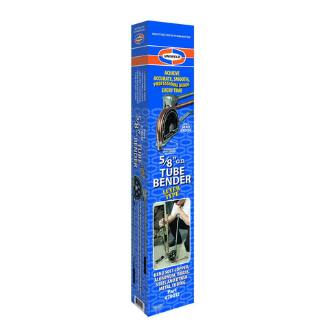Lever Type Tube Bender for 5/8 Inch OD Tubing With Calibrated Bend Angles packaging box