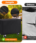 Waterproof Rolling Tool Cart Cover 36x18x33 Inch For 32x18 Mobile Utility Carts, Heavy Duty All Weather Protection.