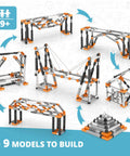 Hands On Engineering Kit For Kids 9 Plus Build 9 Real Structures From House To Pyramid And Bridges Learn STEM Projects And Creative Engineering Toys For Boys And Girls A Totally Fun Nine Model Set displaying 9 models
