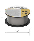 ER308L Stainless Steel MIG Welding Wire .030 Inch Diameter, 1 Pound Spool, All Position Welds, Stable Arc