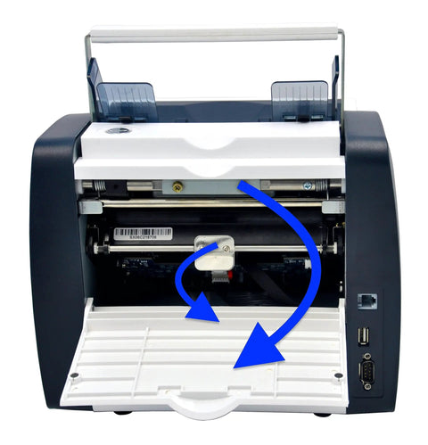 Mixed Denomination Money Counter for Multi Currency, Bank-Grade CIS Sensor With UV/IR/Magnetic Detection, serial view