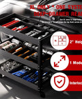 Heavy-Duty 6 XL Tool Box Drawer Organizer Trays With Non-Slip Pads, tool organizer in rolling tool chest, tools neatly stored