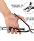 Heavy Duty Safety Wire Pliers With Reversible Twist Action For Cars Machinery And Aircraft 6 Or 9 Inch Wire Twister Tool in hand