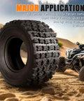 Two Pack 18x9.5-8 ATV UTV Tires For Turf Mud Sand And Trail Off Road Adventures 4PR Tubeless Heavy Duty All Terrain Performance 18x9.5x8 Size Ideal For ATV And UTV Traction On Turf Mud Sand And Trails Farm And Yard Use