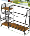 Golf Bag Storage Rack With Wheels For Garage And Home Holds 2 Golf Bags Plus Gear Ball Mesh Rack 3 Shelves Removable Hooks