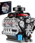 Visible V8 Engine Kit That Actually Runs Hands On Build Your Own Car Motor Model Realistic Piston Motion With Turbocharger
