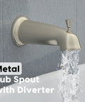 Matte Black Shower Faucet Set With Tub Spout And Handheld Shower Head Valve Included Easy Install No Fuss Upgrade For Modern Bathrooms