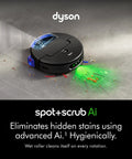 Spot Plus Scrub AI Wet And Dry Robot Vacuum With AI Spill Detection Self Cleaning Wet Roller on tile floor