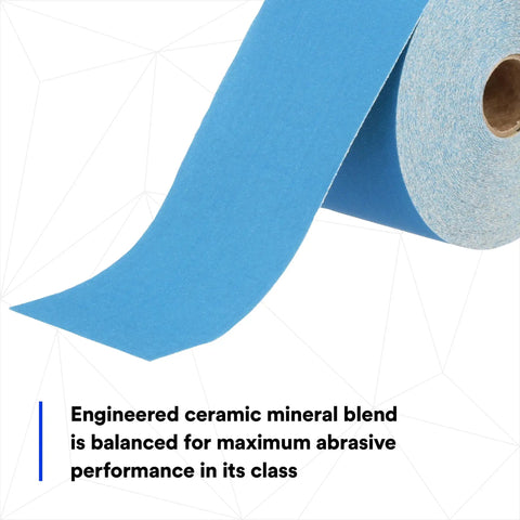 Stikit Blue Abrasive Sheet Roll 180 Plus Grade For Automotive Coating Removal And Body Repair No Hole Sanding Paper Two And Three Quarter Inch