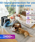 HPA300 Compatible Air Purifier Filter Replacement in living room showing air purification for large space
