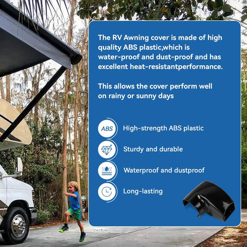 RV Awning End Cap Replacement Kit Compatible With Altitude And Compass Arm Hardware R001931006 material features description