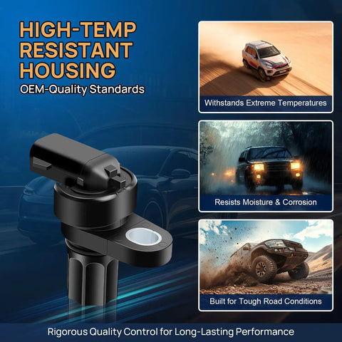 Rear Center Abs Wheel Speed Sensor No Sweat Swap Direct Oe Fit Plug And Play For Ford F150 F250 F350 with high-temp resistant housing.