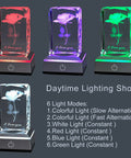 3D Rose Crystal Night Light Best Mom Gift Ever For Mom Or Wife From Daughter Or Son With Ultra Clear Crystal And 3D Laser Engraving