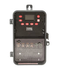 Multipurpose 24 Hour Time Switch For Home And Office With 1 Channel SPST Dry Contact Output And 120 VAC Input in black case