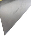 Close-up view of the Heavy Duty 8 Inch Dovetail Saw With Stained Beech Handle 20 TPI Taper Ground Sheffield Steel blade.
