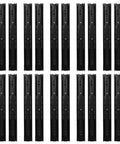 Beefy Heavy Duty Full Extension Drawer Slides Set, 10 Pairs 20 Inch, 45mm, 100lb Capacity, ball bearing double row, black coating