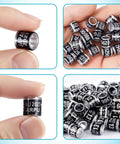 100 Pieces Black Aluminum Pigeon Leg Rings For Bird Identification And Training, 2027 ARPU Serial Number Bands, Easy Fit 8mm