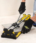 21 Inch Tile Cutter With Seven Eighths Inch Titanium Coated Tungsten Carbide Scoring Wheel cutting ceramic tile