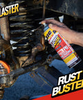 Applying Penetrating Oil Spray For Rust And Corrosion Prevention That Loosens Rusted Bolts And Frozen Parts On Automotive Suspension