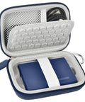 Go To Carrying Case For Samsung T9 T7 T7 Shield Portable SSD 1TB 2TB 4TB USB 3 Gen 2x2 External Drive Storage Travel Pouch open view