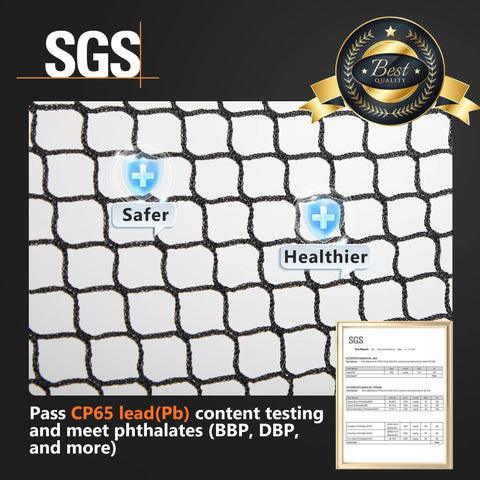 30 Ft Backyard Batting Cage With Frame And Net Heavy Duty Baseball Training Netting For Hitting And Pitching 12 Ft Wide By 8 Ft High 1.25 Inch Grid Durable.