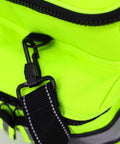 Lightning X EMT bag, fluorescent yellow mid-sized first responder kit with black strap