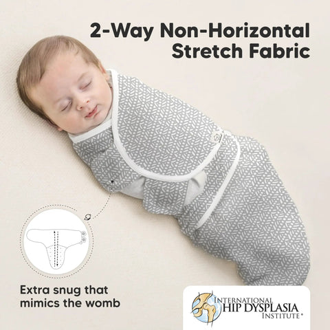 Baby in Organic Baby Swaddles 3 Pack for Newborns and Infants 3 to 6 Months Nordic Style Cozy Ergonomic Hip Support IHDI Certified.