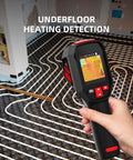 Rechargeable Handheld Infrared Thermal Camera With 240 By 240 Resolution, 15 Color Palettes in use for underfloor heating detection