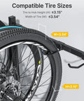 Freestanding Bike Storage Rack for Five Bikes With Built Tough Heavy Duty 350 Lbs Vertical Stand PVC Coated Bike Hooks