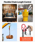 Heavy Duty Chain Sling 5/16 In By 10 Ft With Two Leg Grab Hooks, G80 Alloy Steel Lifting Sling lifting various loads