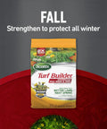 Scotts Turf Builder Fall Weed and Feed bag for Lawn Care Bundle for Small Northern Lawns With EdgeGuard Mini Broadcast Spreader