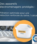 12 Pack Replacement Water Filter Cartridges For Coffee Machines And Kettles Kick Limescale To The Curb Strip Chlorine For Crisp Better Tasting Brews Anytime Smooth Installation Top Shelf Appliance Defense on display with MAXTRA PRO filter