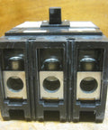 Close-up view of KCP34175 Three Pole 175 Amp Circuit Breaker 480 Volt Molded Case Industrial Electrical Switch terminals.