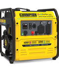 Dual Fuel Inverter Generator With 4250 Starting Watts And 3500 Running Watts 120 Volt Output Quiet 64 dBA Economy Mode Intelligauge