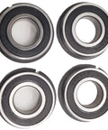 Beefed Up Four Pack Front Wheel Bearing Set Replacement For AM102888 AM131046 AM137758 And Gravely 05435700 Mowers