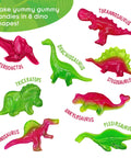 Dinosaur Gummy Lab Kit For Kids Crazy Fun And Delicious Make Up To 72 Dinosaur Shaped Gummies In Purple Mixed Berry And Green Watermelon Flavors With Citric Acid For Sour Gummies Includes 8 Dino Shapes Safe To Eat STEM Cooking Experiment Made In USA, 8 dinosaur gummy shapes