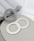 2 Pack Thrust Needle Roller Bearings with Washers NTA2031 on display, industrial use, ideal for machine components.