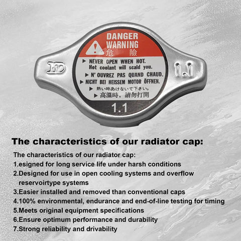 Radiator Cap Cover Replacement For Honda Civic Accord CRV Odyssey Pilot 1992 2008 Fits 19045 PAA A01 19045PAAA01 Durable Aluminum Alloy