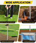Stainless Steel Gopher And Mole Bait Applicator For Lawns And Yards, showing usage for pest control and soil tasks.