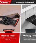 EZARC 5-pack Japanese-tooth oscillating saw blades with arc-edge for wood and plastic