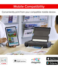 On The Go Wireless Portable Printer With 50 Sheet Paper Tray And 1.44 Inch Display printing from tablet