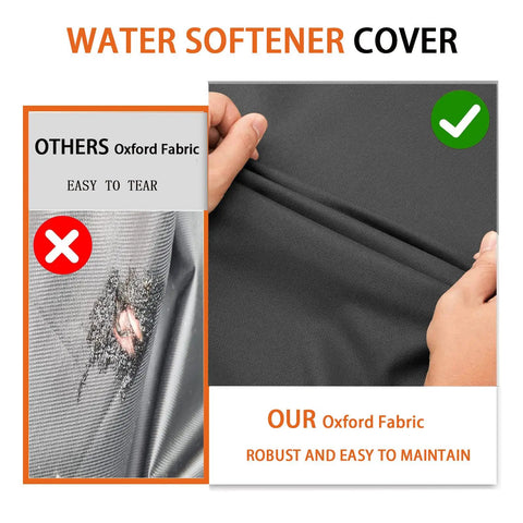 Comparison of Oxford fabric, showing waterproof hanging porch swing cover with tough, durable material versus easy tear