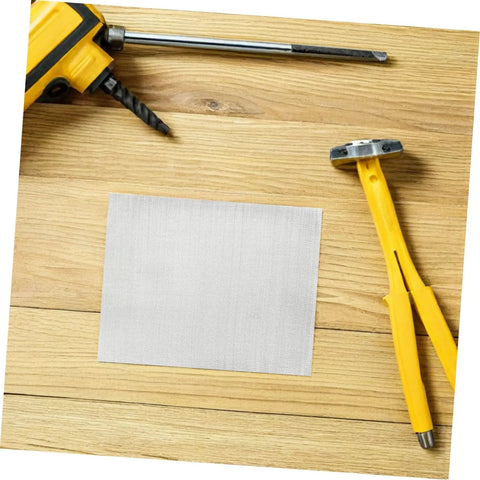 10 Piece Auto Repair Mesh Screen Stainless Steel Welded Wire Mesh For Bumper Repair And Fender Fix Quick DIY Patch For Cars